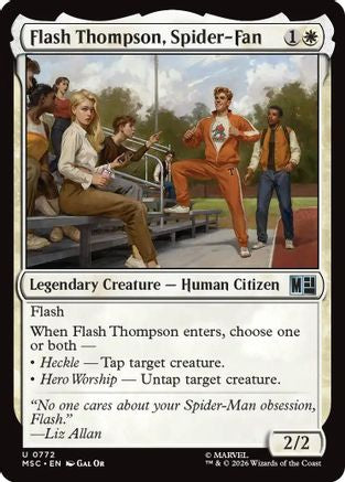 Flash Thompson, Spider-Fan (MSC-772) - Commander: Marvel Super Heroes - Foil