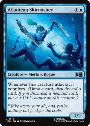 Atlantean Skirmisher (MSC-616) - Commander: Marvel Super Heroes - Foil