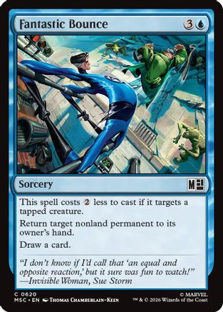 Fantastic Bounce (MSC-620) - Commander: Marvel Super Heroes - Foil