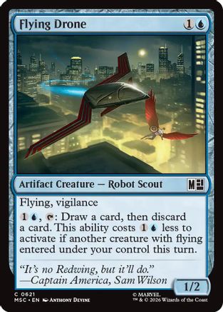 Flying Drone (MSC-621) - Commander: Marvel Super Heroes - Foil