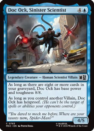 Doc Ock, Sinister Scientist (MSC-783) - Commander: Marvel Super Heroes - Foil
