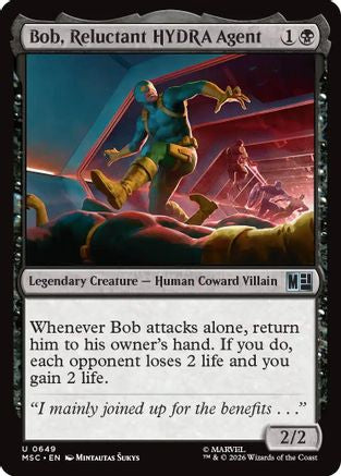 Bob, Reluctant HYDRA Agent (MSC-649) - Commander: Marvel Super Heroes - Foil