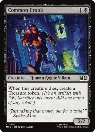 Common Crook (MSC-792) - Commander: Marvel Super Heroes - Foil