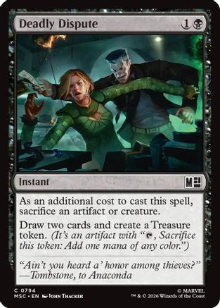 Deadly Dispute (MSC-794) - Commander: Marvel Super Heroes - Foil