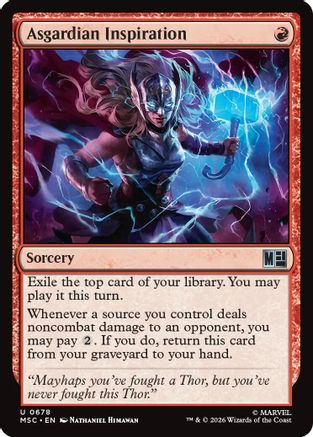 Asgardian Inspiration (MSC-678) - Commander: Marvel Super Heroes - Foil