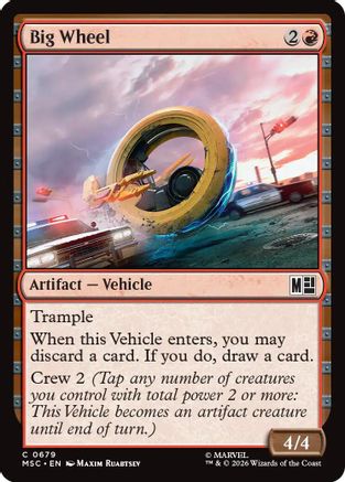 Big Wheel (MSC-679) - Commander: Marvel Super Heroes - Foil