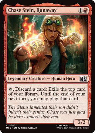 Chase Stein, Runaway (MSC-682) - Commander: Marvel Super Heroes - Foil