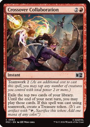 Crossover Collaboration (MSC-684) - Commander: Marvel Super Heroes - Foil
