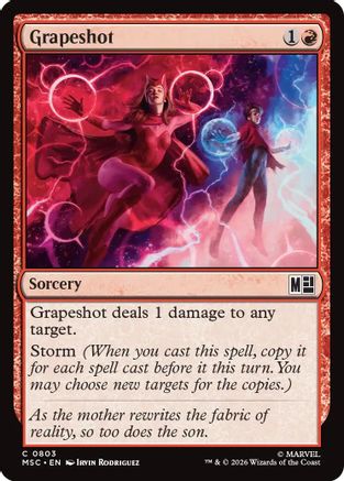 Grapeshot (MSC-803) - Commander: Marvel Super Heroes - Foil