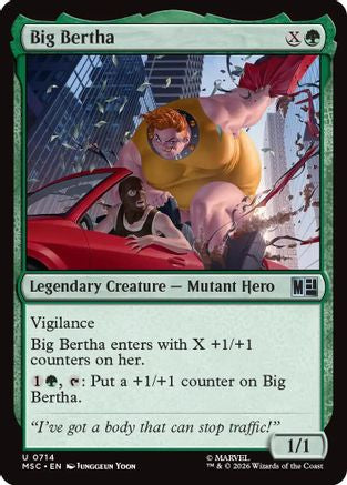 Big Bertha (MSC-714) - Commander: Marvel Super Heroes - Foil