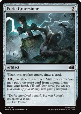 Eerie Gravestone (MSC-824) - Commander: Marvel Super Heroes - Foil