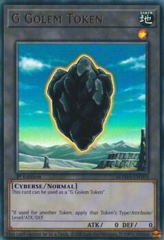 G Golem Token MAMA-EN103 (Magnificent Mavens)  - 1st Edition