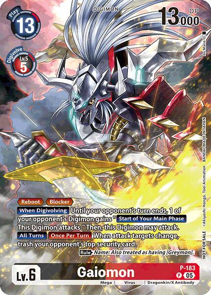 Gaiomon BT 21 Illustration Celebration Pack P-183 P (World Convergence)  - Foil
