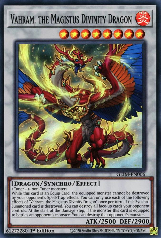 Vahram, the Magistus Divinity Dragon GEIM-EN006 (Genesis Impact)  - 1st Edition