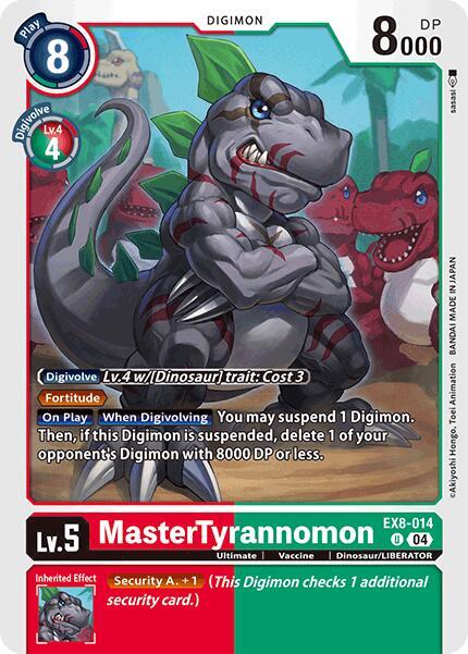 MasterTyrannomon EX8-014 U (Chain of Liberation) 