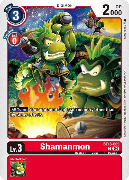 Shamanmon BT18-009 C (Release Special Booster 2.0) 