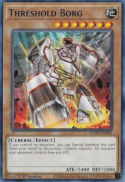 Threshold Borg BODE-EN095 (Burst of Destiny)  - 1st Edition
