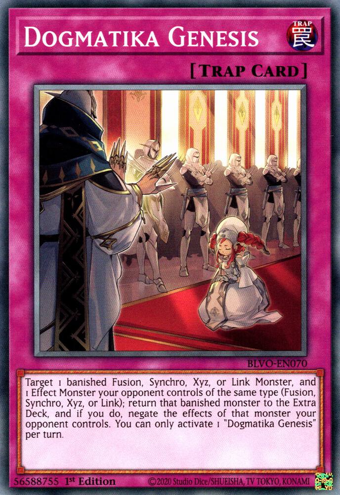 Dogmatika Genesis BLVO-EN070 (Blazing Vortex)  - 1st Edition