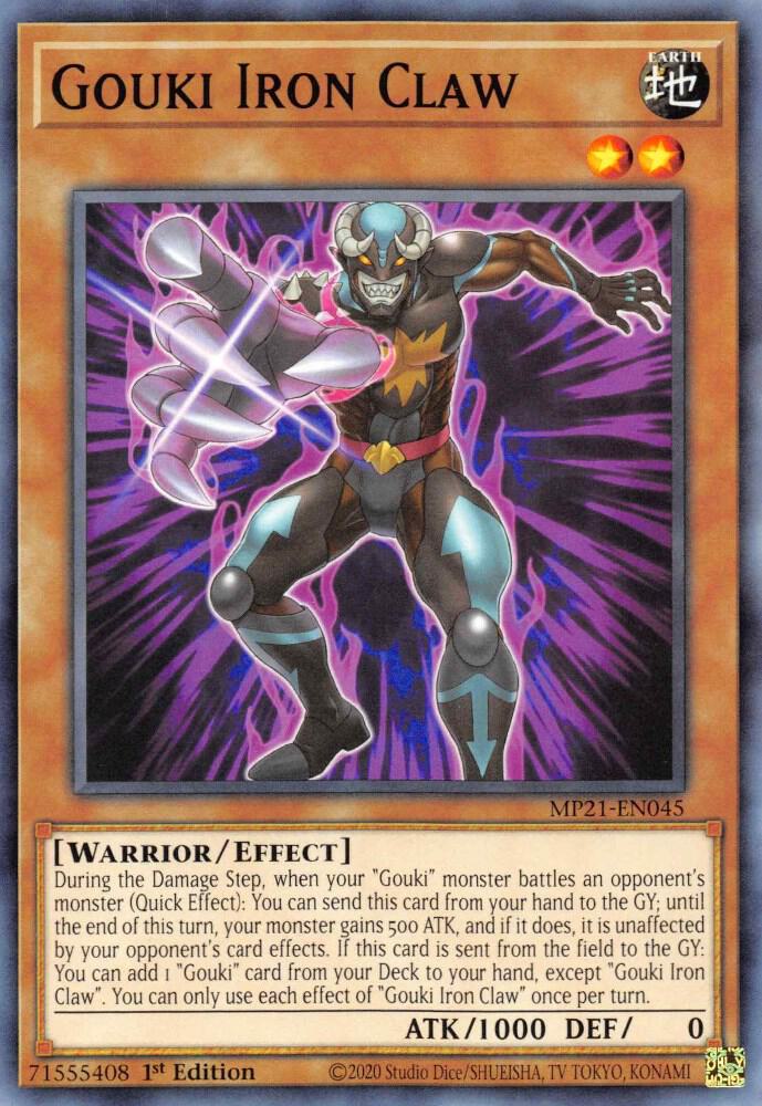 Gouki Iron Claw MP21-EN045 (2021 Tin of Ancient Battles)  - 1st Edition