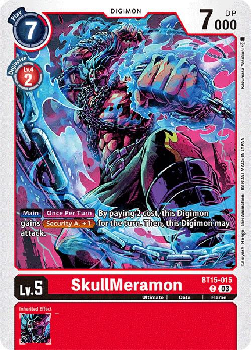 SkullMeramon BT15-015 C (Exceed Apocalypse) 