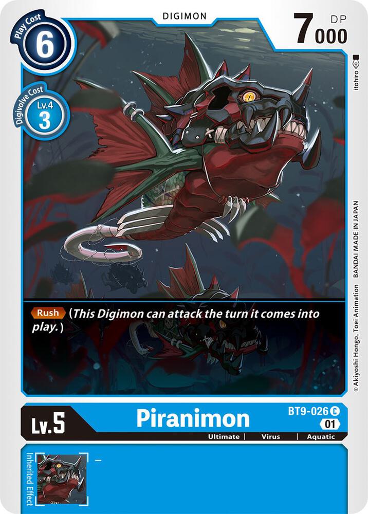 Piranimon BT9-026 C (X Record) 