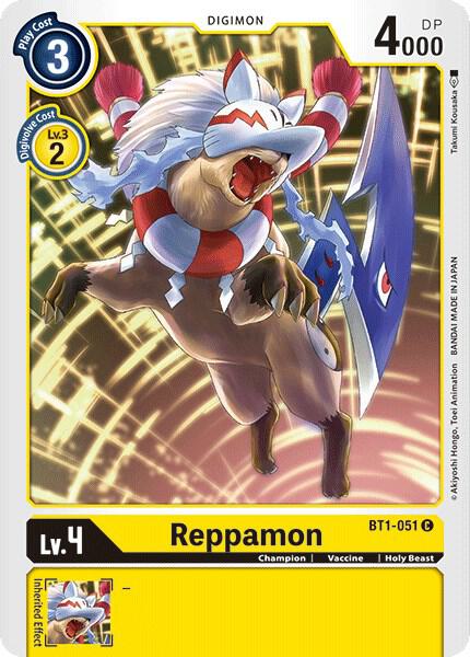 Reppamon BT1-051 C (Release Special Booster 1.0) 