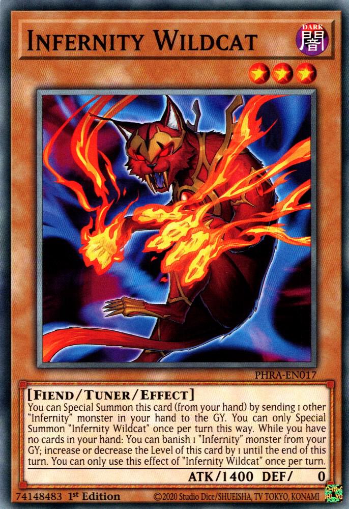 Infernity Wildcat PHRA-EN017 (Phantom Rage)  - 1st Edition