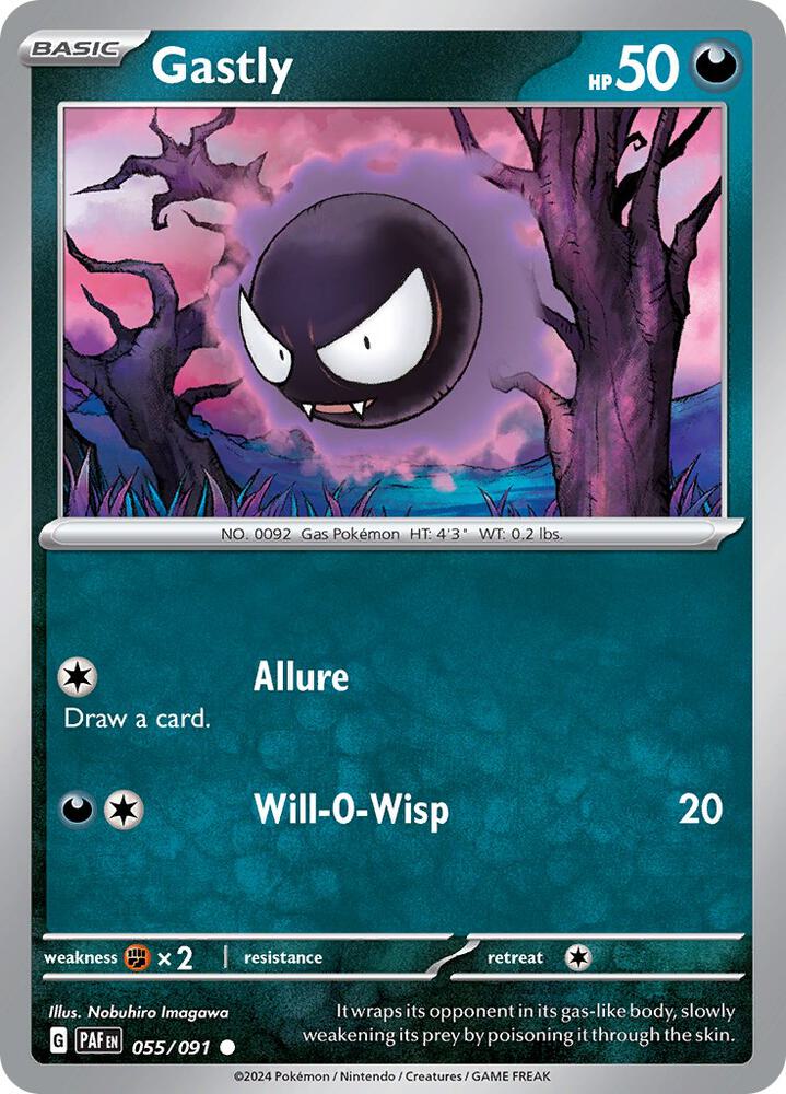 Gastly 055/091 (SV: Paldean Fates) 