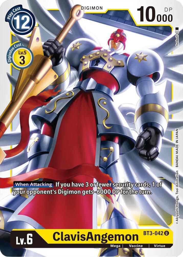 ClavisAngemon BT3-042 U (Release Special Booster 1.5) 