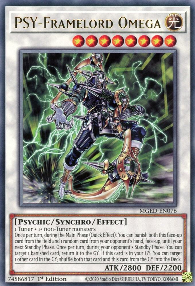 PSY Framelord Omega MGED-EN076 (Maximum Gold: El Dorado)  - 1st Edition