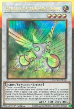 Herald of the Arc Light MAGO-EN028 (Maximum Gold)  - 1st Edition