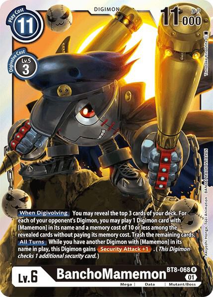 BanchoMamemon BT8-068 R (New Awakening)  - Foil