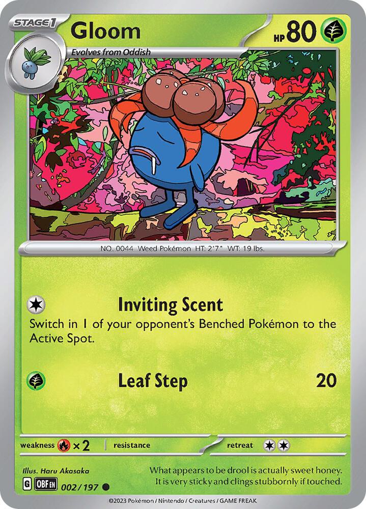 Gloom 002/197 (SV03: Obsidian Flames) 