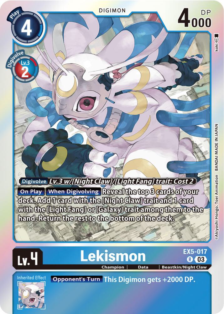 Lekismon EX5-017 R (Animal Colosseum)  - Foil