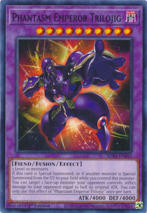 Phantasm Emperor Trilojig SDSA-EN041 (Structure Deck: Sacred Beasts)  - 1st Edition