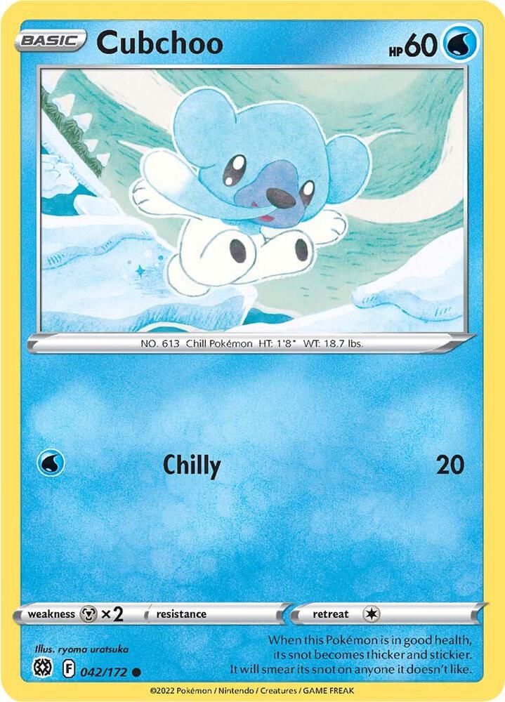 Cubchoo 042/172 (SWSH09: Brilliant Stars) 