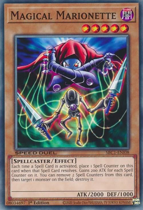 Magical Marionette SBC1-ENI08 (Speed Duel: Streets of Battle City)  - 1st Edition
