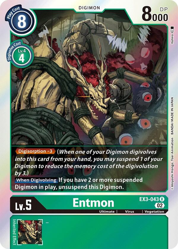 Entmon EX3-043 R (Draconic Roar)  - Foil