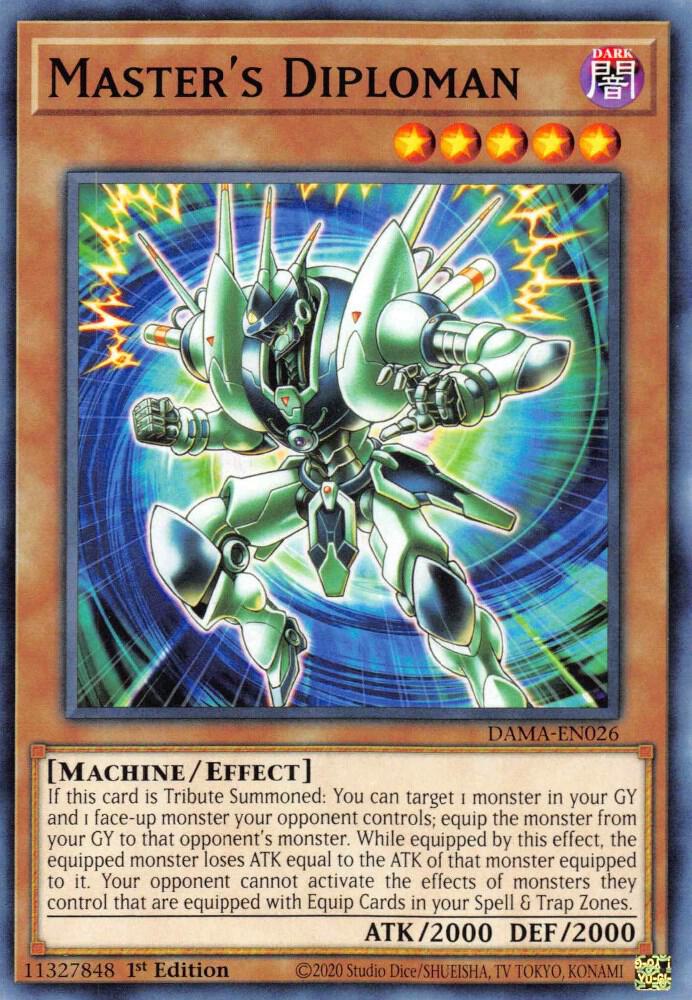 Master's Diploman DAMA-EN026 (Dawn of Majesty)  - 1st Edition