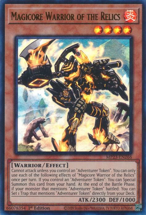 Magicore Warrior of the Relics MP23-EN266 (25th Anniversary Tin: Dueling Heroes Mega Pack)  - 1st Edition