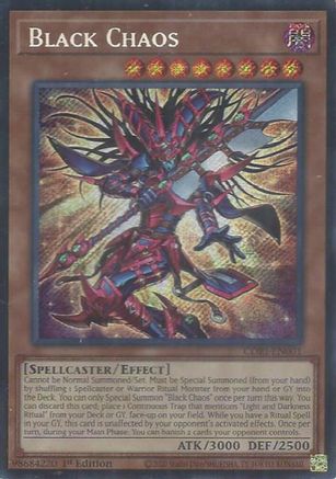 Black Chaos (CORI-EN001) - Secret Rare - Chaos Origins