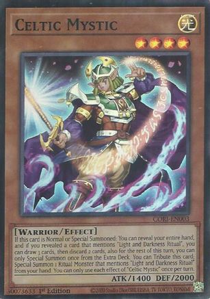 Celtic Mystic (CORI-EN003) - Super Rare - Chaos Origins