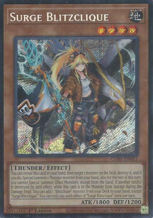 Surge Blitzclique (CORI-EN011) - Secret Rare - Chaos Origins