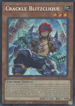 Crackle Blitzclique (CORI-EN012) - Secret Rare - Chaos Origins