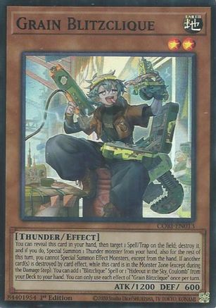 Grain Blitzclique (CORI-EN013) - Super Rare - Chaos Origins