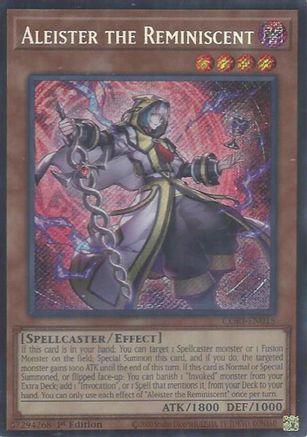 Aleister the Reminiscent (CORI-EN015) - Secret Rare - Chaos Origins