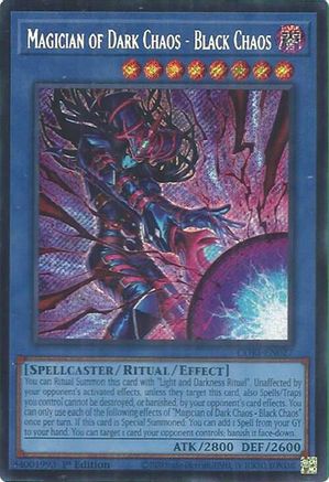 Magician of Dark Chaos - Black Chaos (Secret Rare) (CORI-EN027) - Secret Rare - Chaos Origins