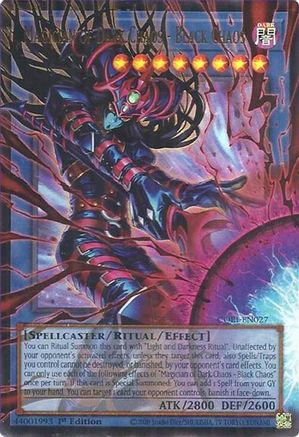 Magician of Dark Chaos - Black Chaos (Extended Art) (CORI-EN027) - Ultra Rare - Chaos Origins