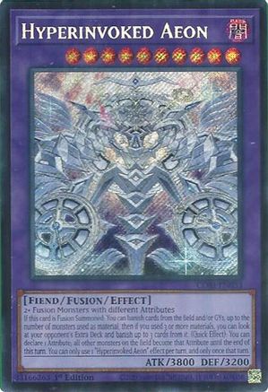 Hyperinvoked Aeon (CORI-EN033) - Secret Rare - Chaos Origins