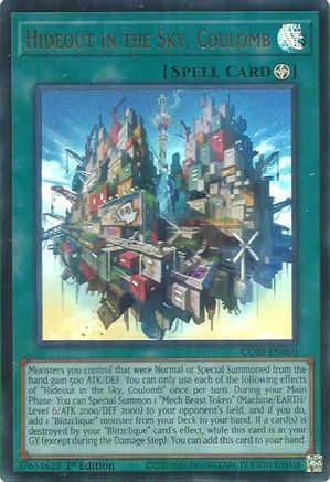 Hideout in the Sky, Coulomb (CORI-EN050) - Ultra Rare - Chaos Origins